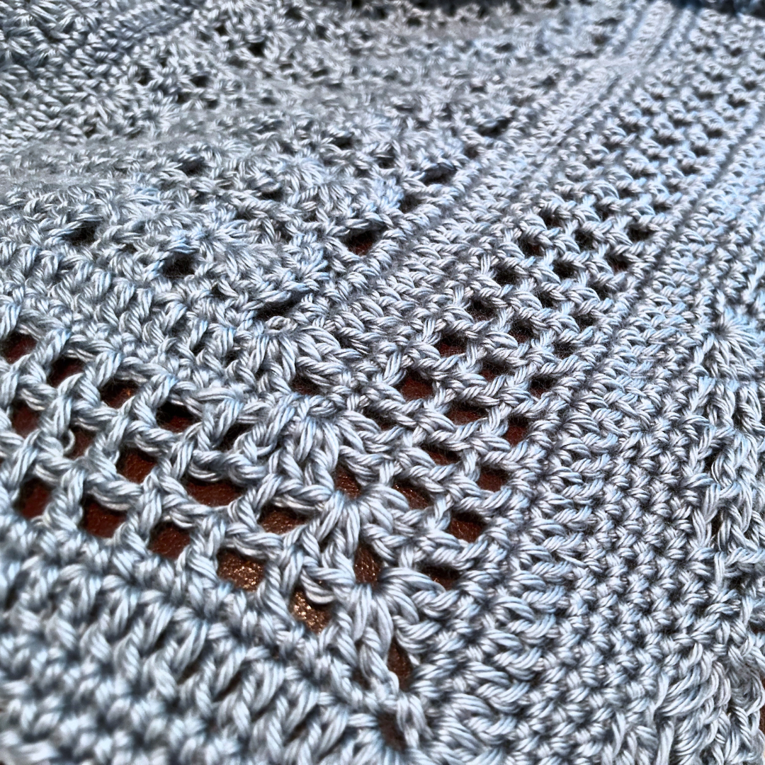 Annie's Lacy Crochet Throw Blanket