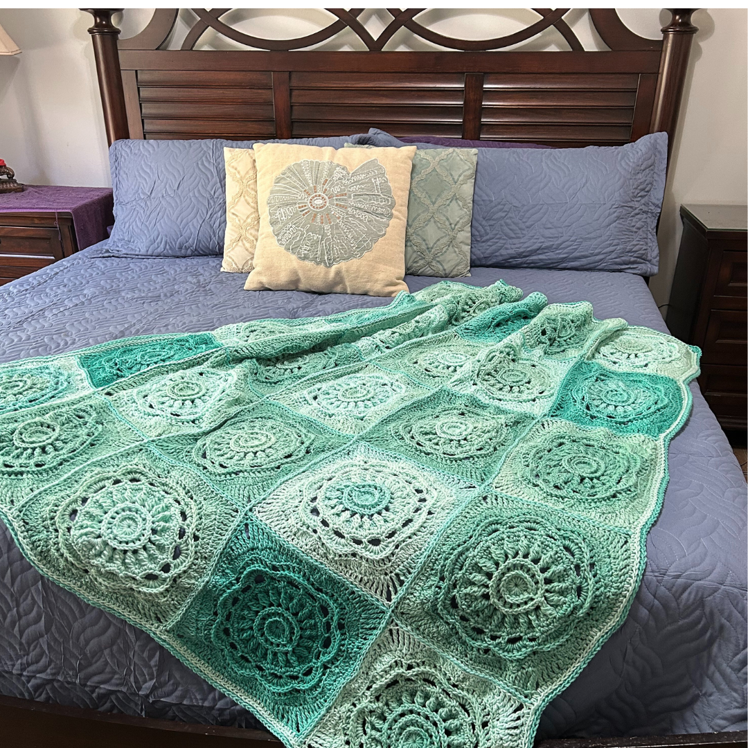 Floral Beauty Throw Blanket