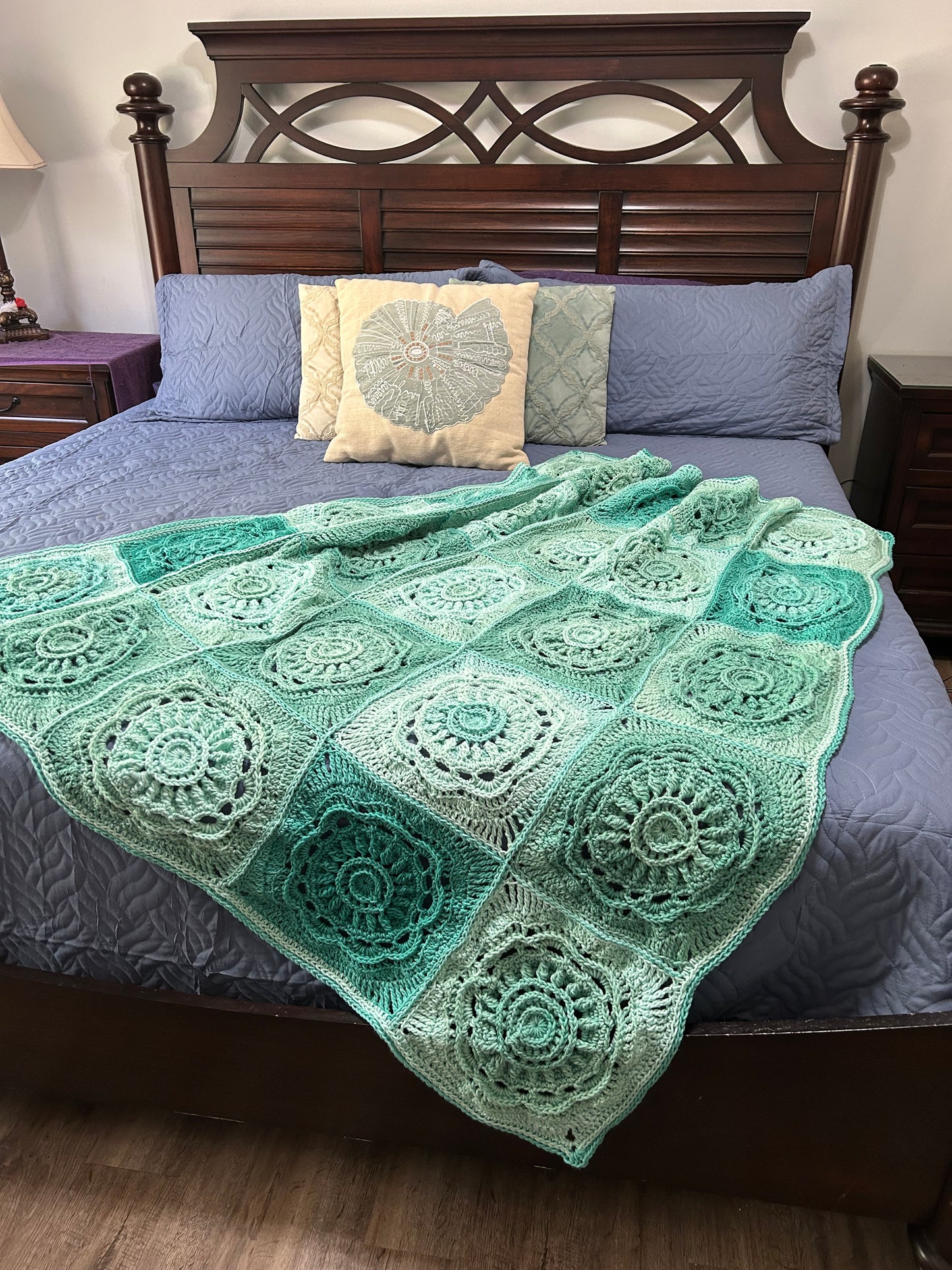 Floral Beauty Throw Blanket