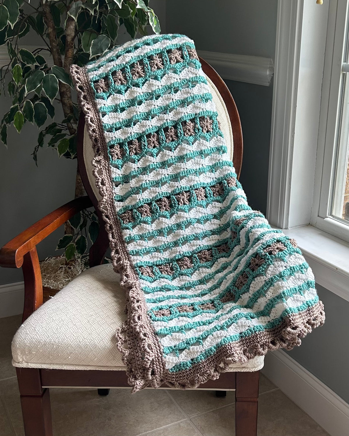 Starfish & Seashells Throw
