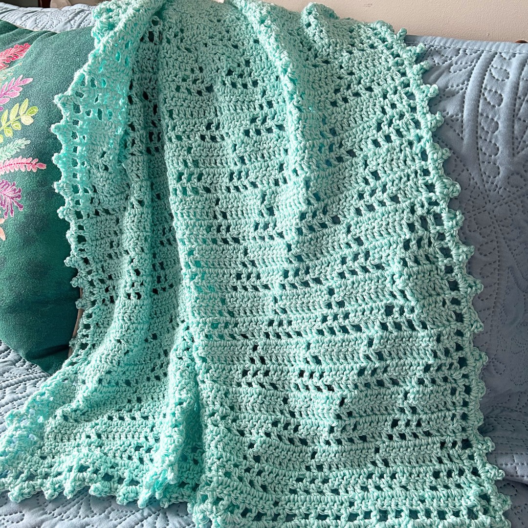 Love Triangle Baby Blanket
