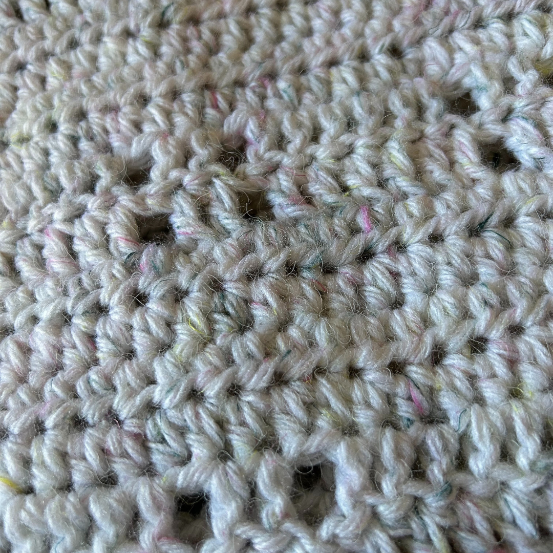 Cozy Comfort Personal Crochet Blanket - Fleck Cotton Candy