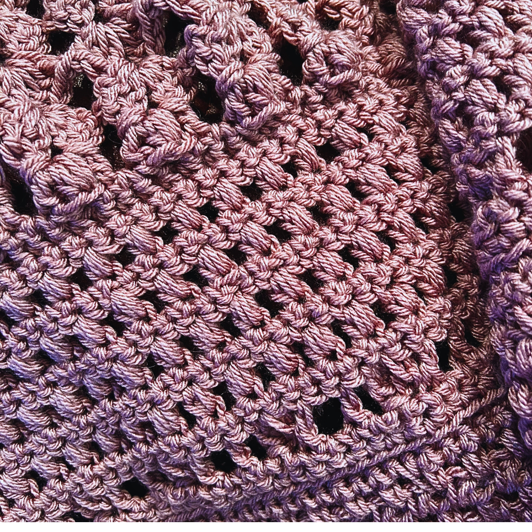 Miramar Rose Crochet Throw Blanket
