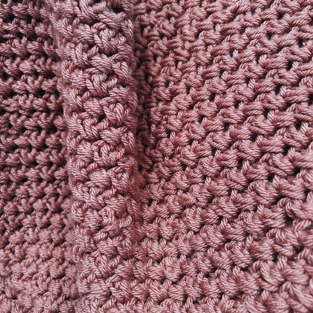 Miramar Rose Crochet Throw Blanket