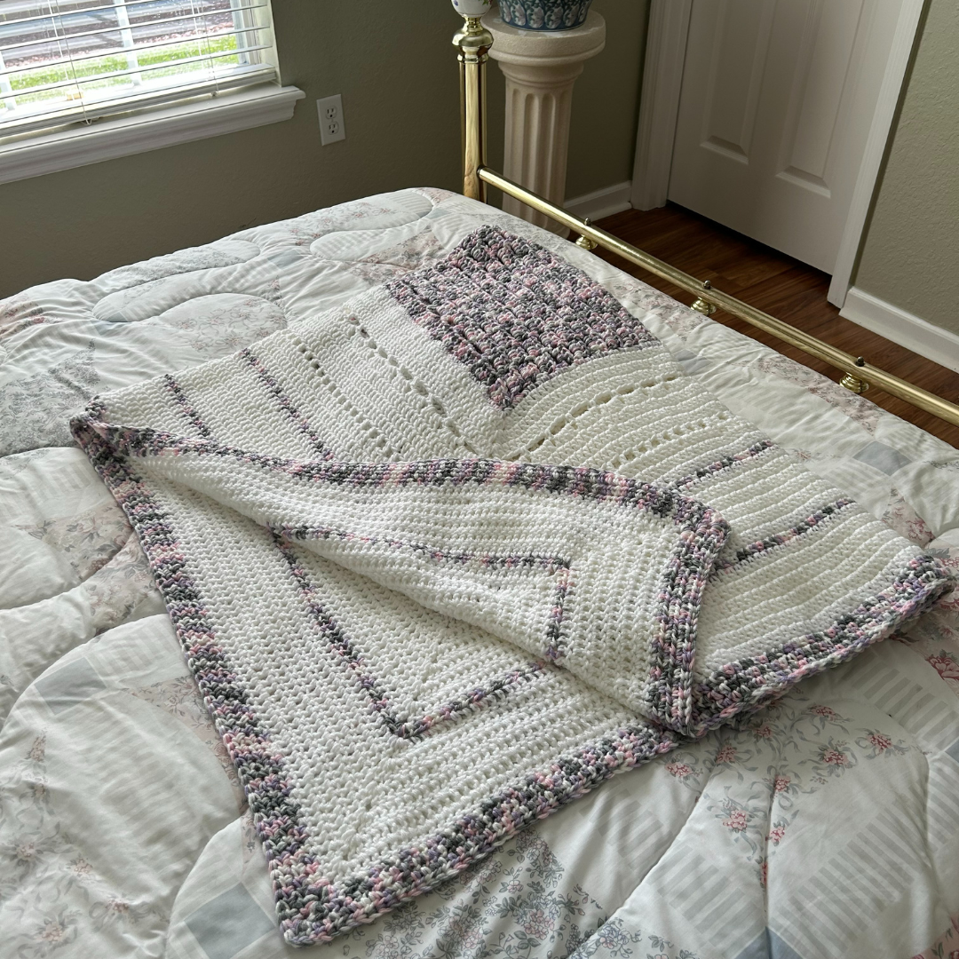 Blooming Beauty Crochet Throw Blanket
