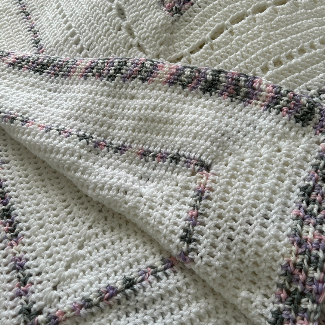 Blooming Beauty Crochet Throw Blanket