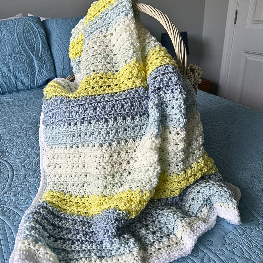 Vibrant and Cozy Baby Blanket
