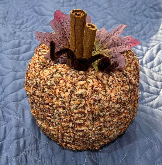 Festive Pumpkin - Small Mottled Orange