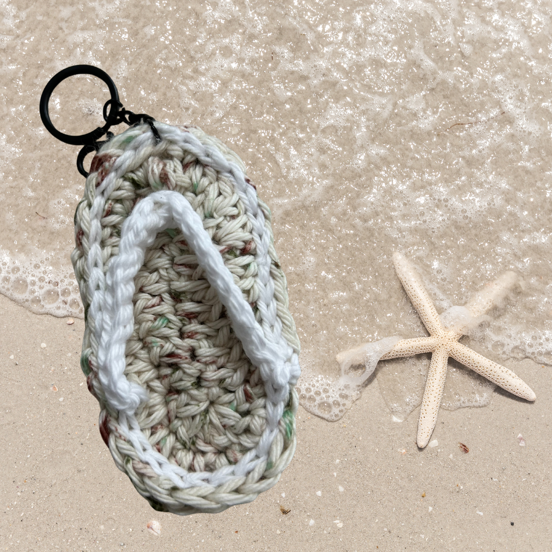 Flip Flop Keychain - Camo