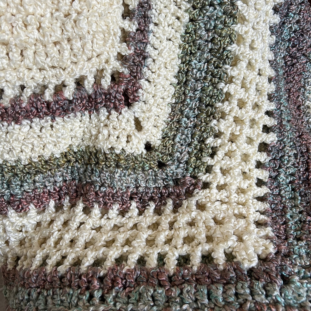 Wrapped In Luxury Crochet Throw Blanket