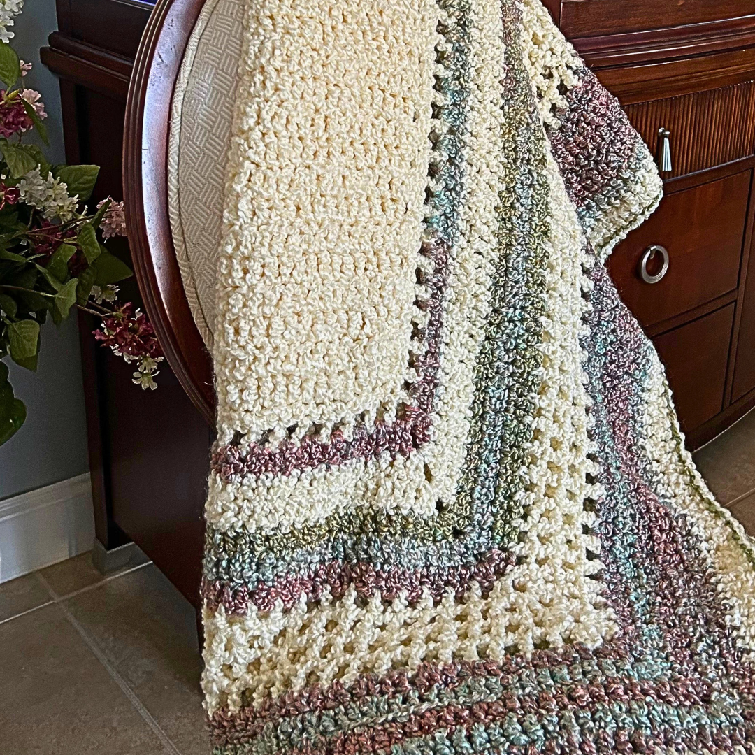Wrapped In Luxury Crochet Throw Blanket